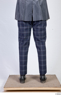  Photos Man in Historical suit 9 19th century Historical clothing blue plaid pants leather shoes lower body 0005.jpg